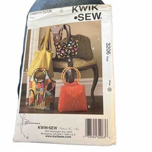 Kwik Sew Pattern # 3206 Bags